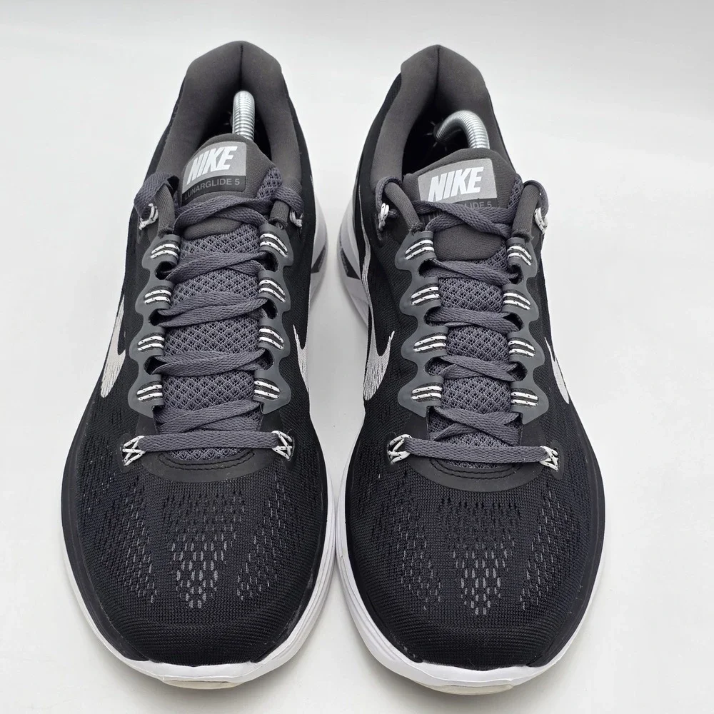 Nike Lunarglide 5 Black Athletic Running Shoes Sneakers 599160-010 Men's Sz 11